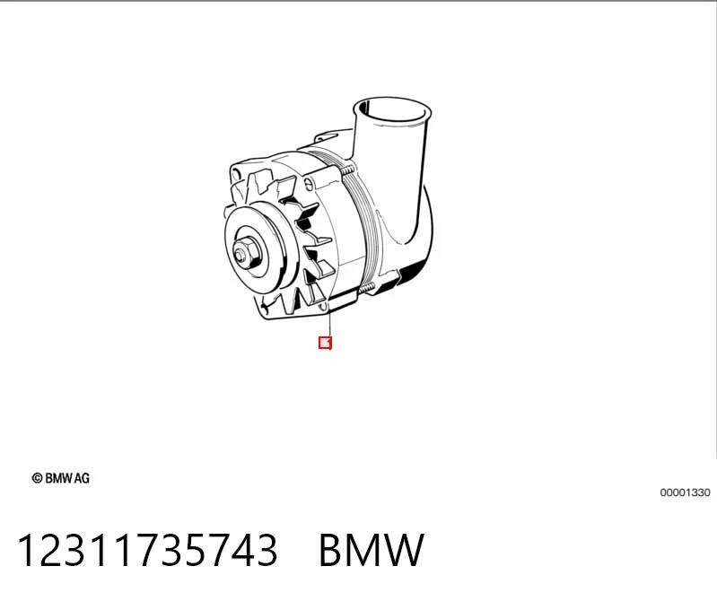 12311735743 BMW Генератор автомобильный