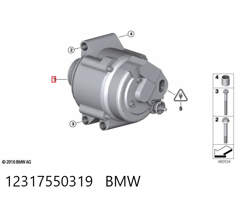 12317550319 BMW Генератор автомобильный