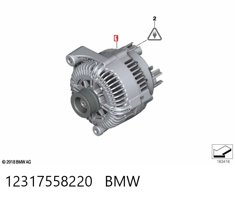 12317558220 BMW Генератор автомобильный