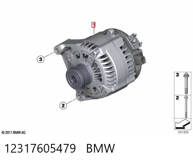 12317605479 BMW Генератор автомобильный