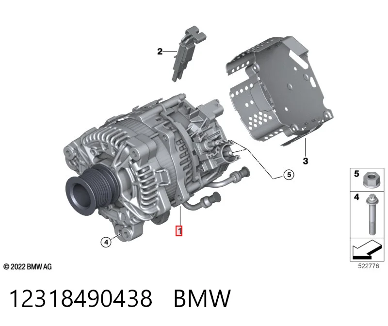 8490438 BMW Генератор автомобильный