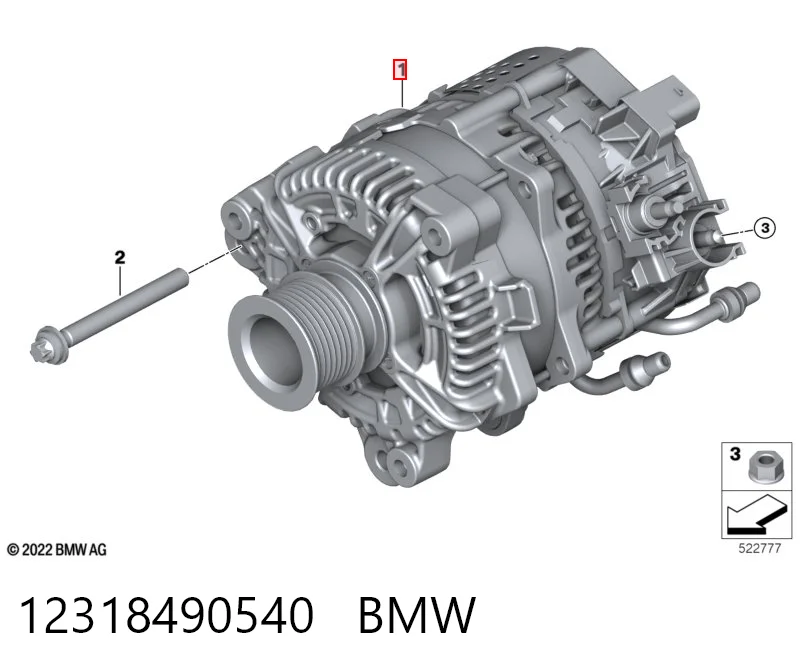 12318490540 BMW Генератор автомобильный