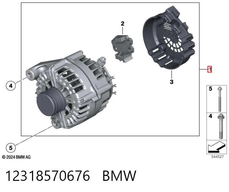 12318570676 BMW Генератор автомобильный