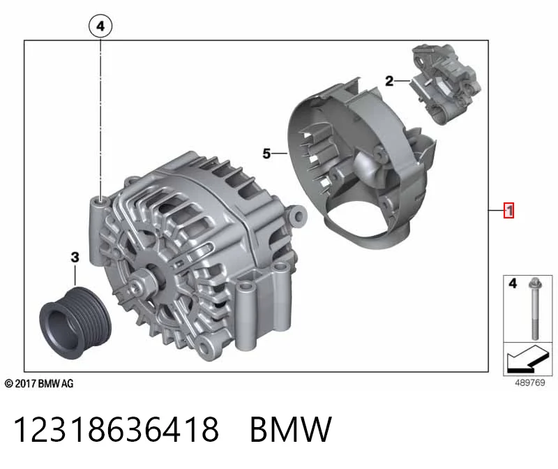 Купить Генератор Бмв Х7  G07