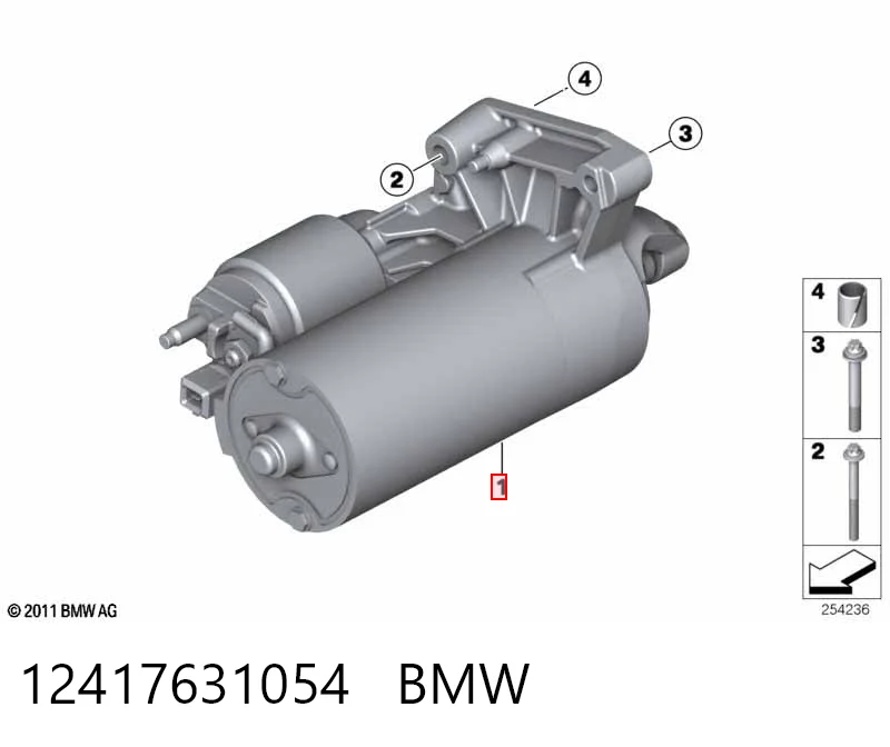 12417631054 BMW Стартер автомобиля