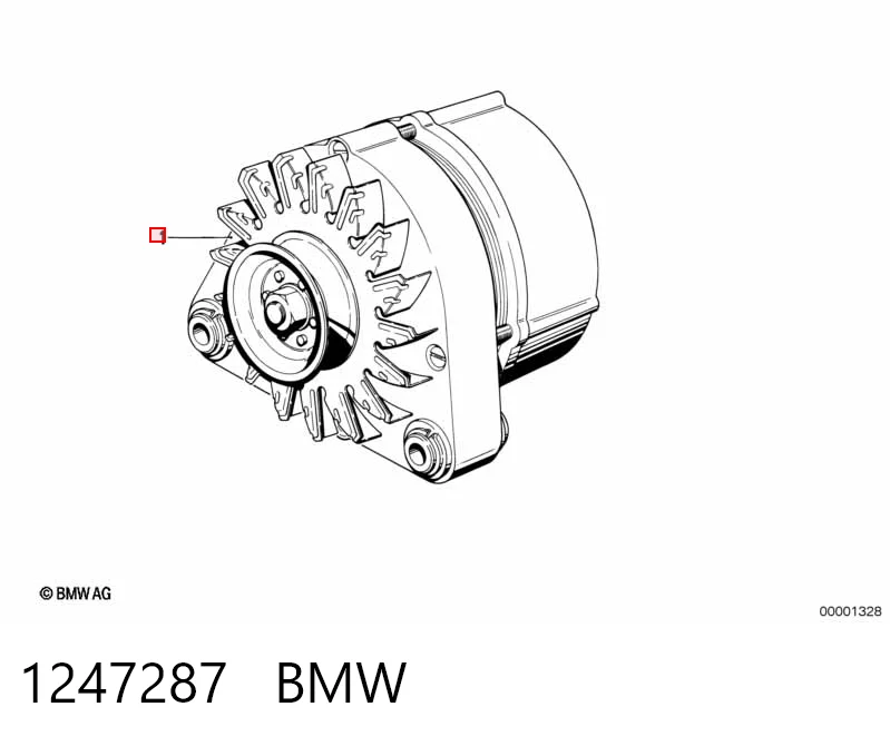1247287 BMW Генератор автомобильный