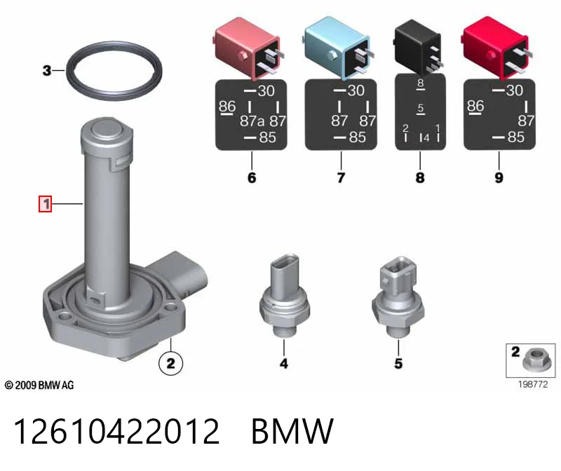 12610422012 BMW Датчик уровня масла