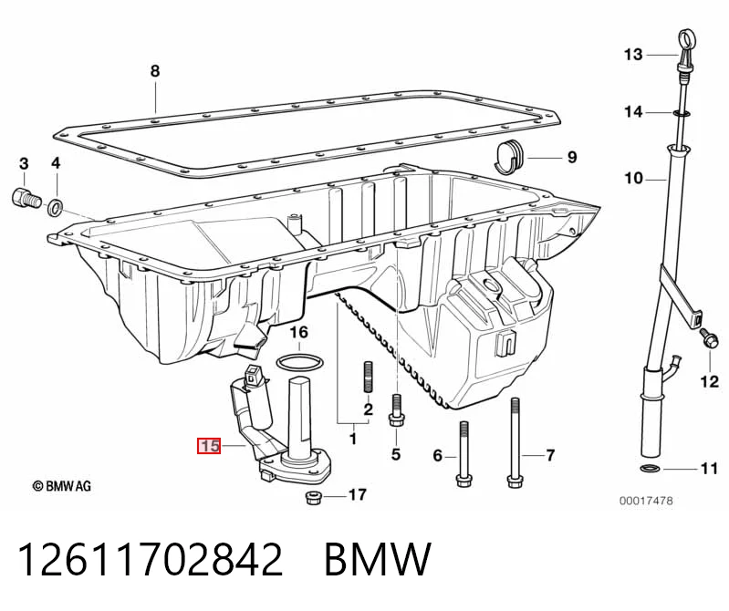 12611702842 BMW Датчик уровня масла