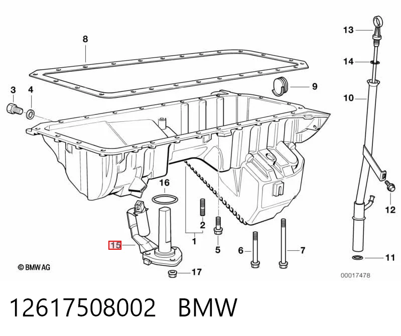 12617508002 BMW Датчик уровня масла