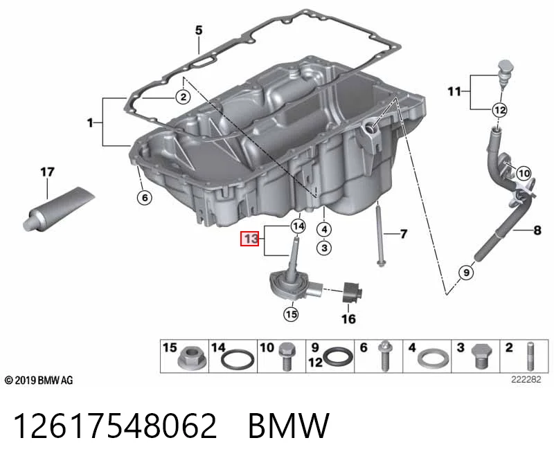 12617548062 BMW Датчик уровня масла