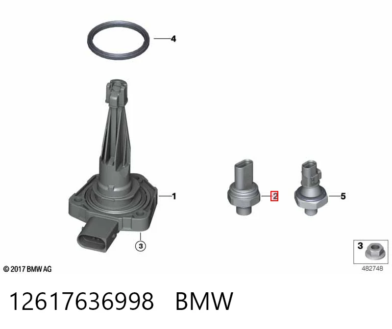 Купить Датчик давления масла Бмв 2  F23