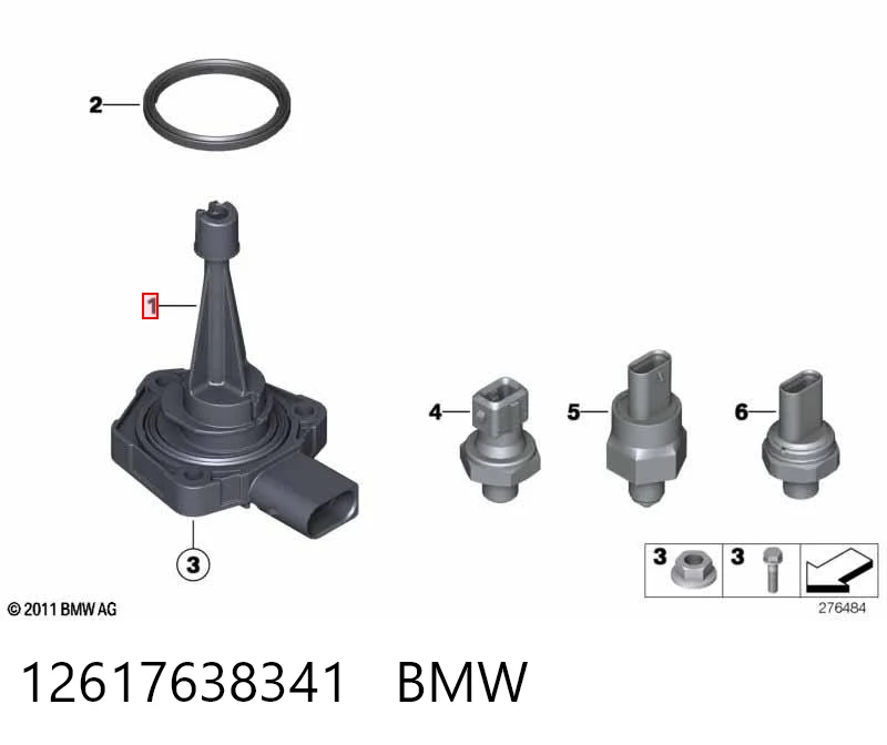 12617638341 BMW Датчик уровня масла