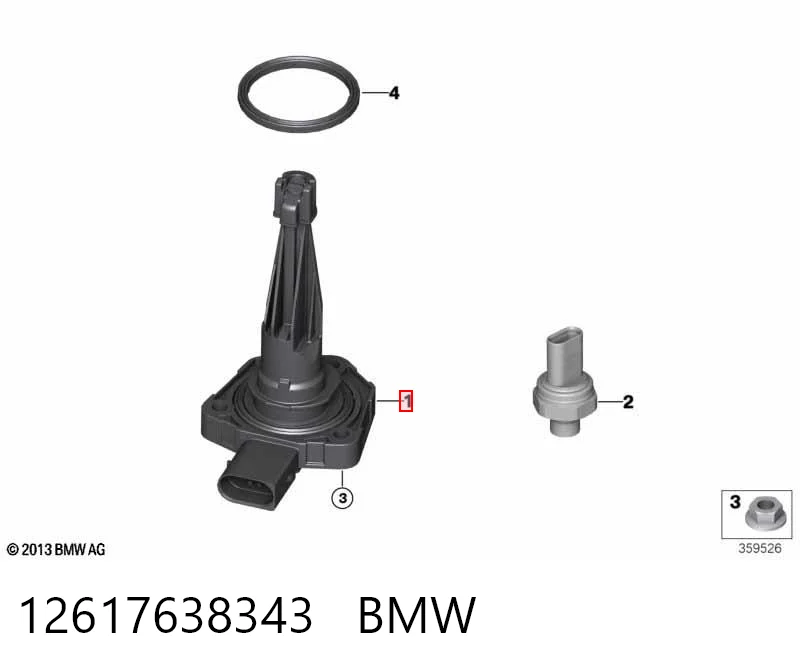 12617638343 BMW Датчик уровня масла