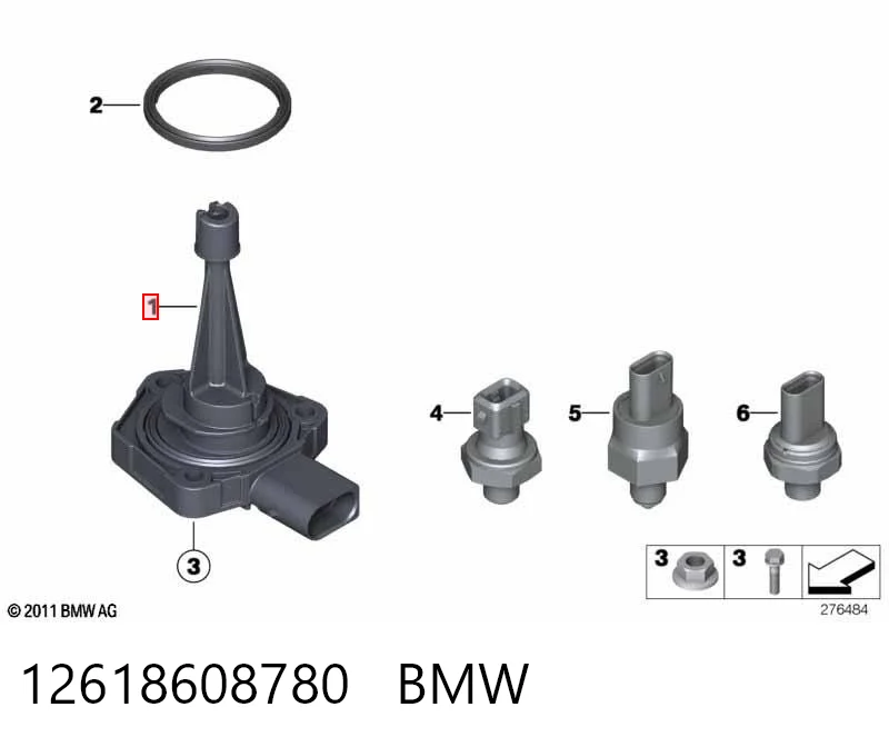 12618608780 BMW Датчик уровня масла