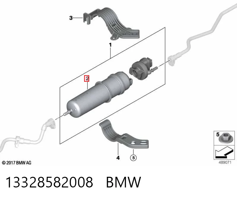 Фильтр топливный BMW 13328582008