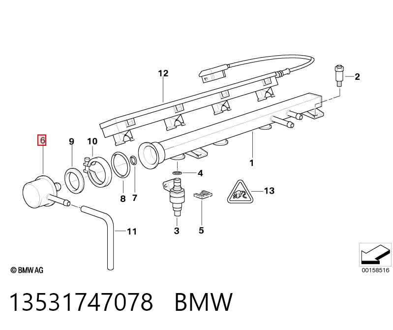 Регулятор давления топлива Bosch 280160697