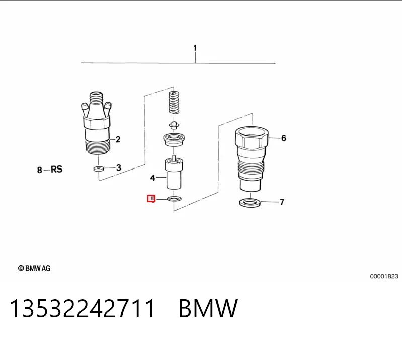 9950771 Fiat/Alfa/Lancia Шайба форсунки верхняя