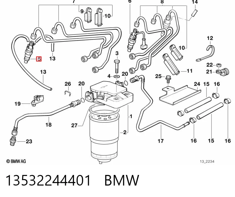 Форсунка инжектора Land Rover Range Rover II внедорожник (LP, P38A) (1994 - 2002) цена, от 19.00 USD