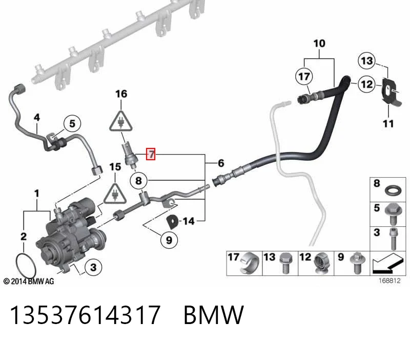 13537614317 BMW Манометры