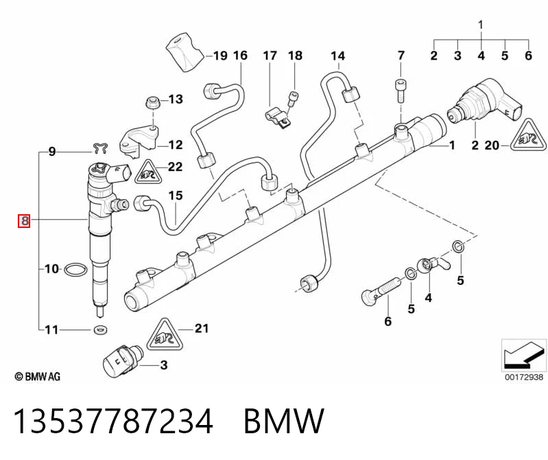  Топливные форсунки BMW 3 