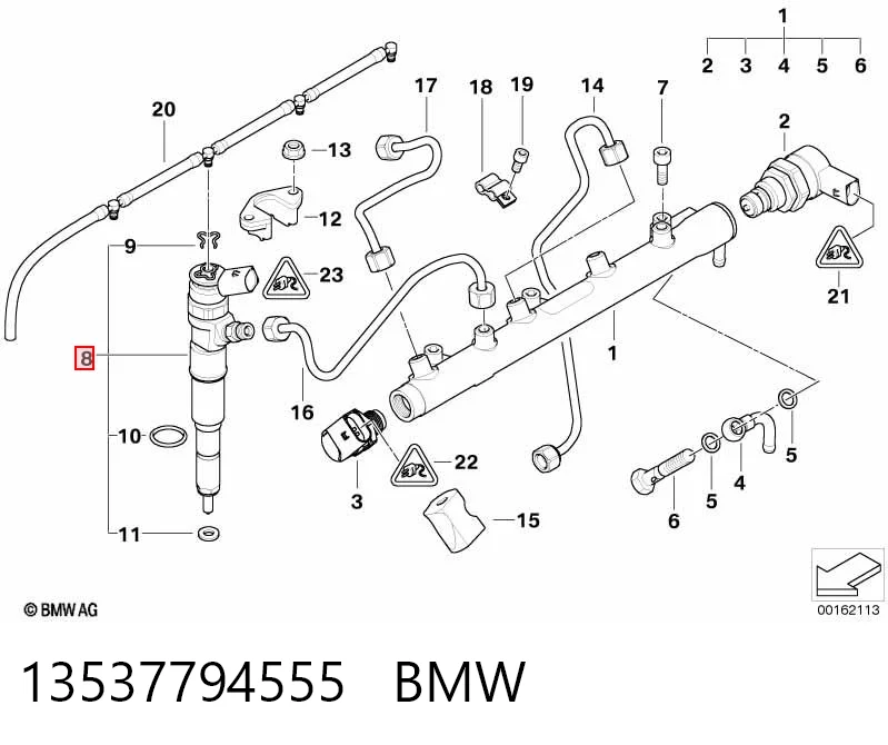 Топливные форсунки на BMW 3  E91