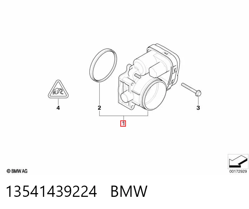 13541439224 BMW Дроссельная заслонка