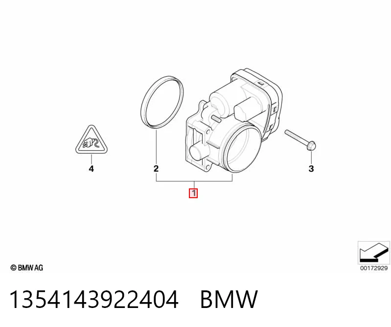 1354143922404 BMW Дроссельная заслонка