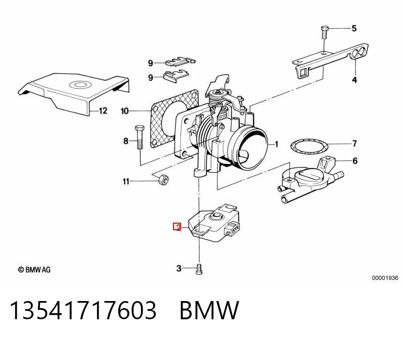Датчик дроссельной заслонки 826288 Opel