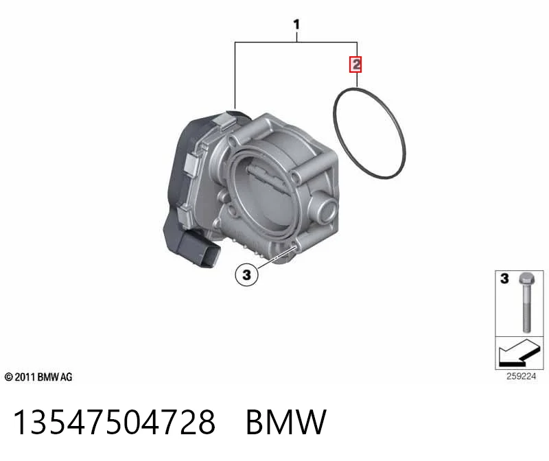 13547504728 BMW Прокладка крышки маслозаливной горловины