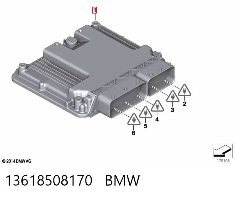 Модуль управления двигателем BMW 8570593