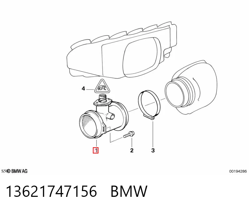 280217806 Bosch Датчик расхода воздуха