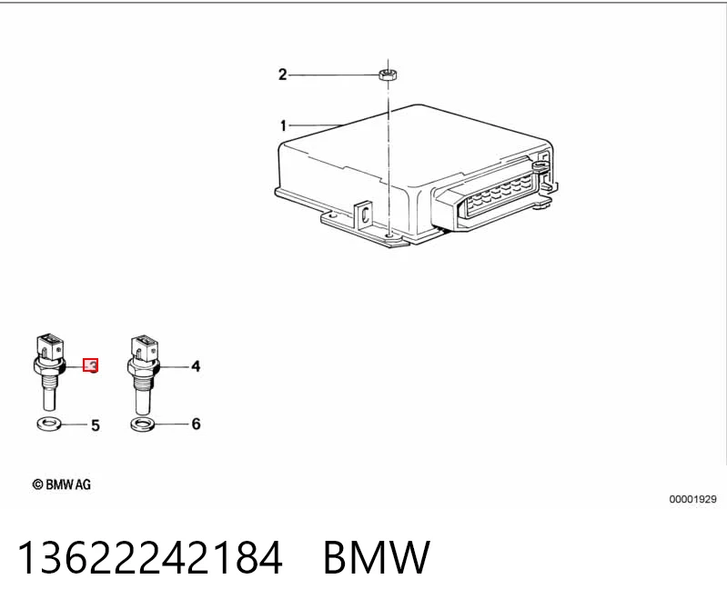 13622242184 BMW Термовыключатель