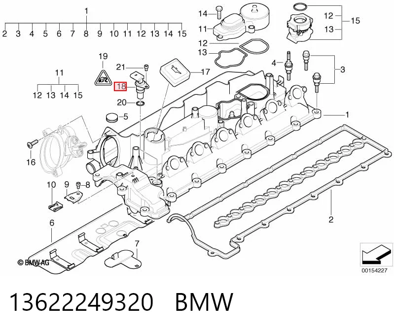 13622249320 BMW Датчик распределительного вала