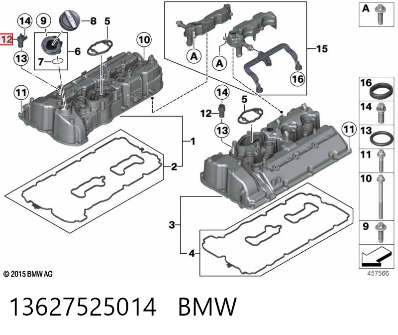13627525014 BMW Датчик распределительного вала