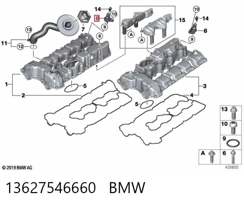 13627546660 BMW Датчик распределительного вала