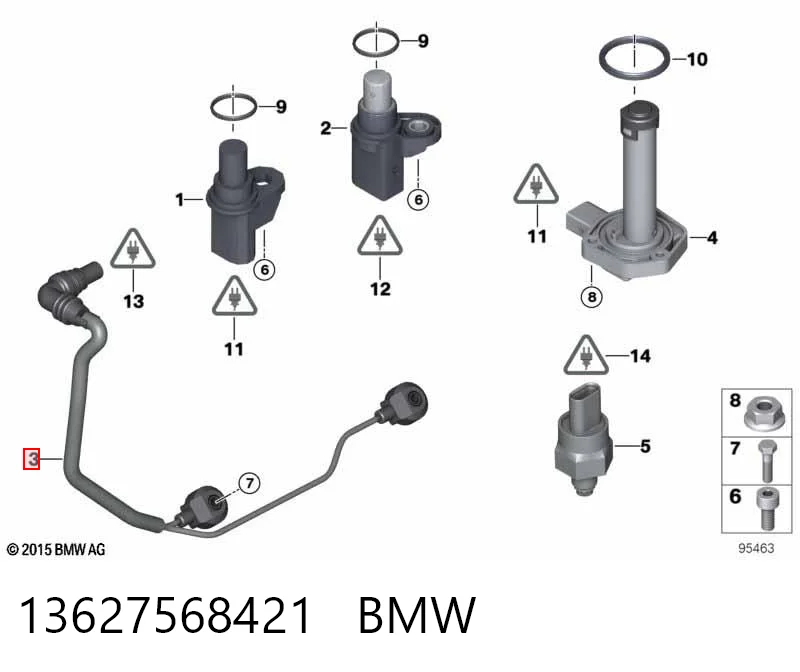 13627568421 BMW Датчик самовоспламенения
