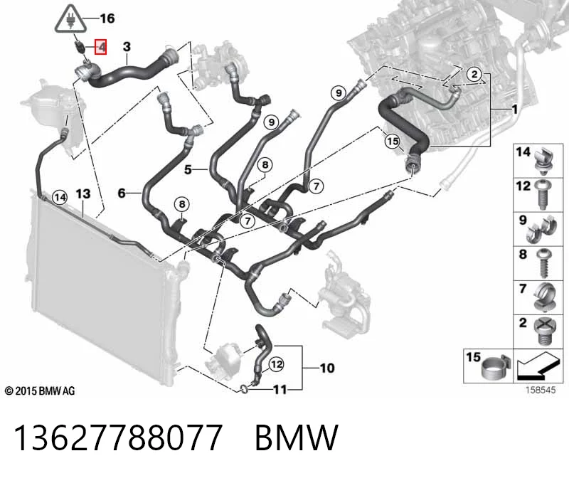 13627788077 BMW Термовыключатель