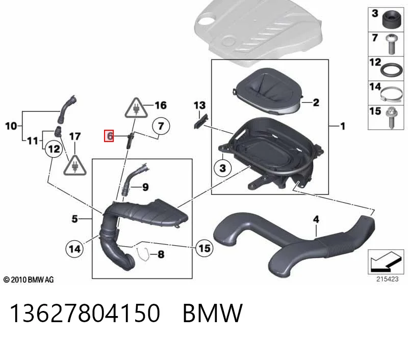 13627804150 BMW Датчик расхода воздуха
