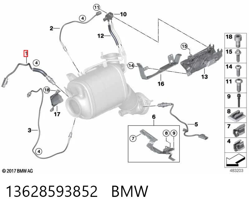 13628593852 BMW Датчик кислорода