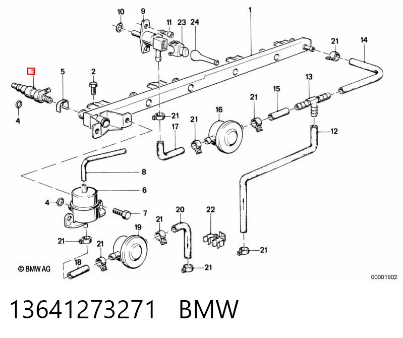 13641273271 BMW Топливные форсунки