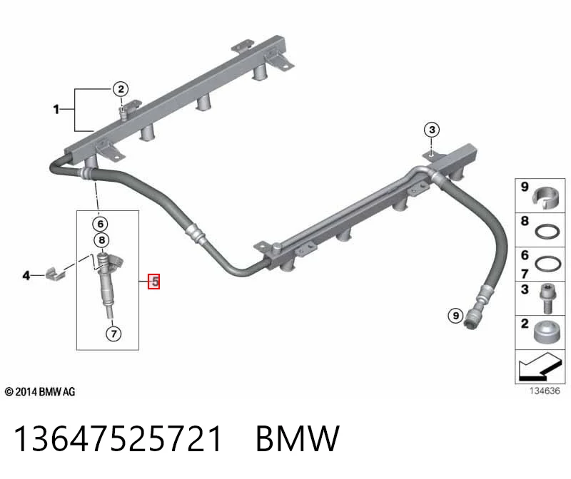 13647525721 BMW Топливные форсунки