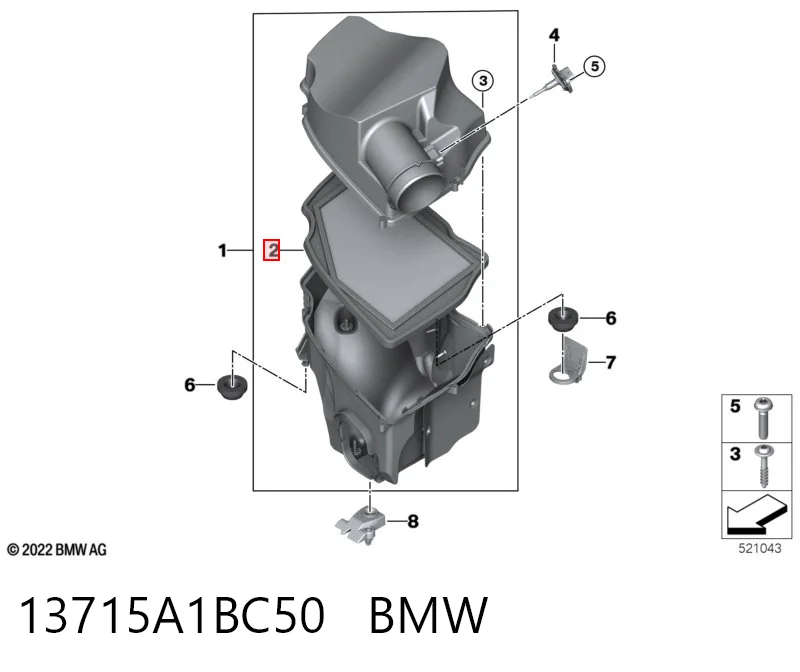 13715A1BC50 BMW 