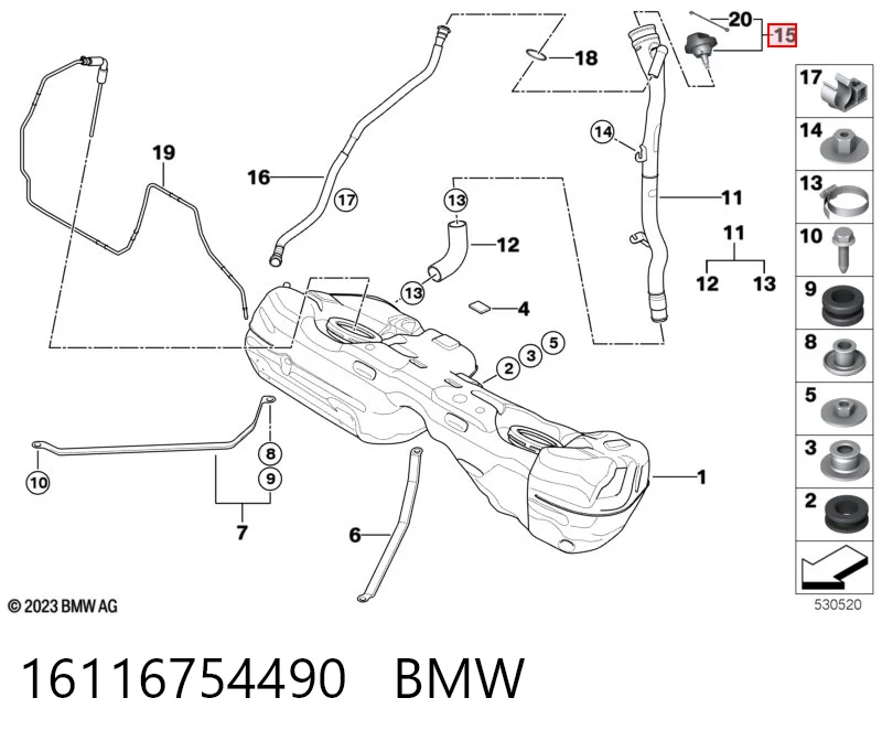 77300WAA01 Toyota Крышка топливного Бака