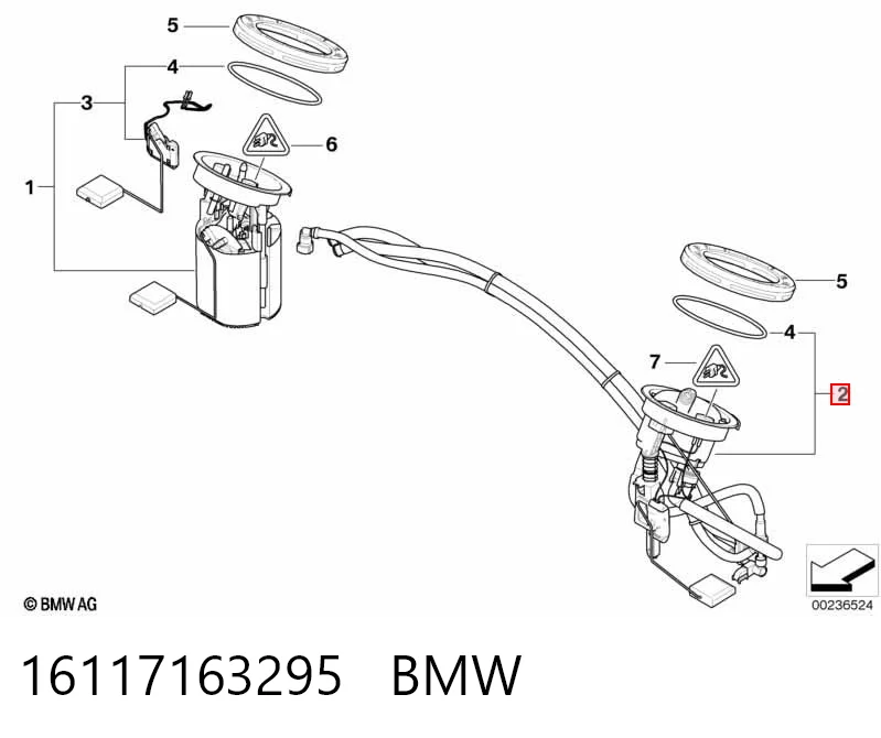 16117163295 BMW Электробензонасос