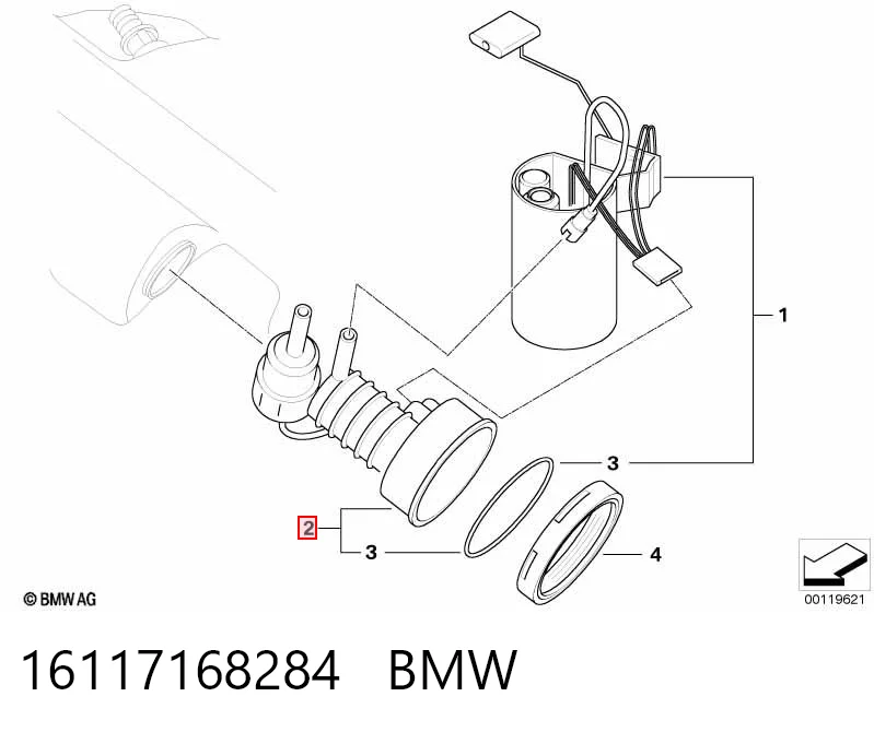 Купить 2390897205 Toyota Фильтр-отстойник топлива грубой очистки