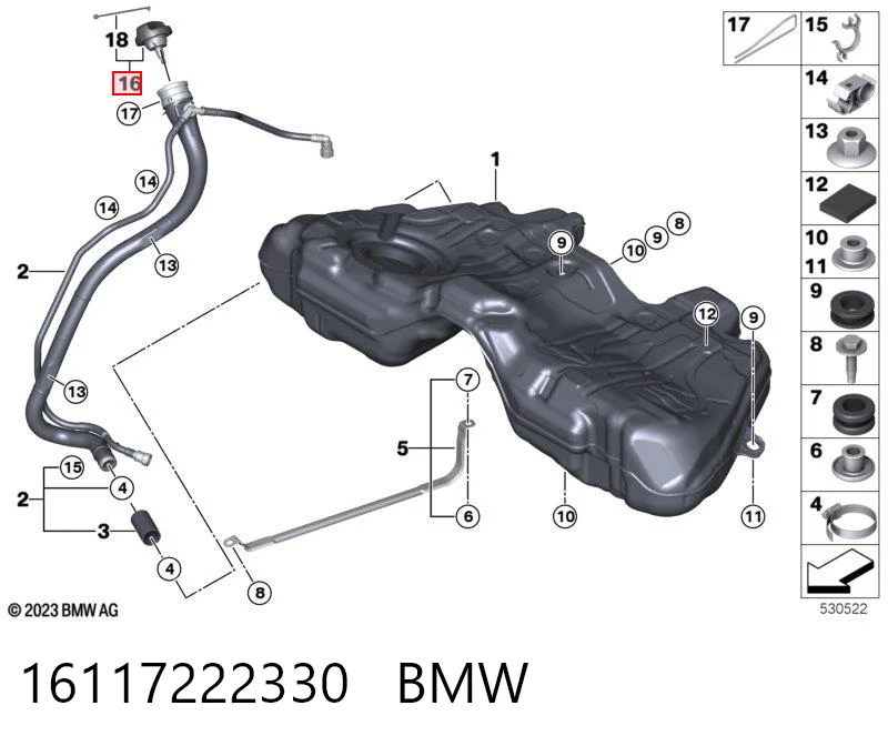Крышка бензобака 77300WAA01 Toyota