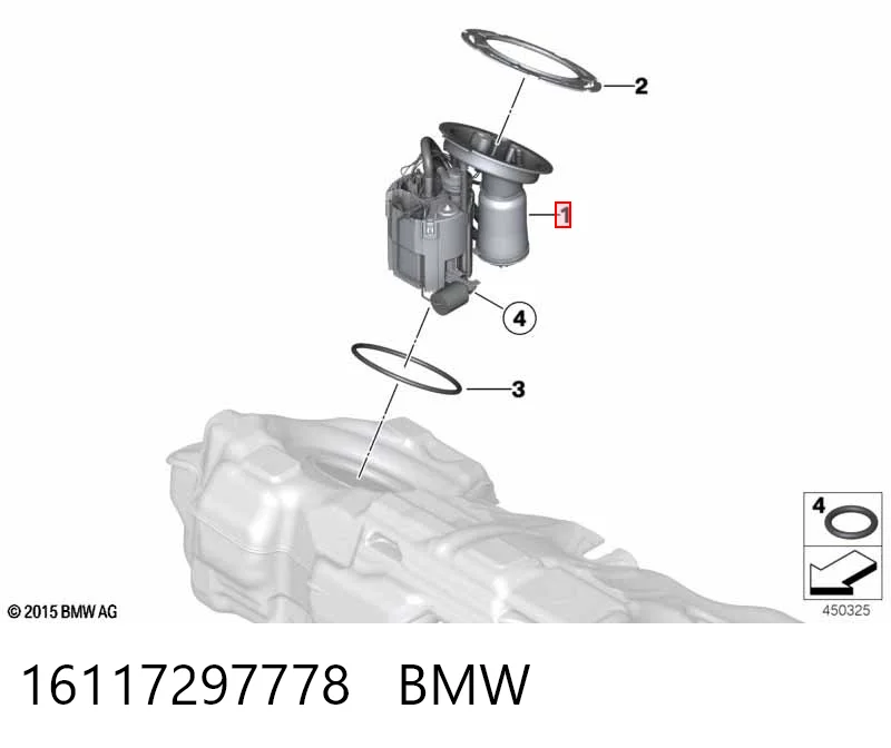 16117297778 BMW Электробензонасос