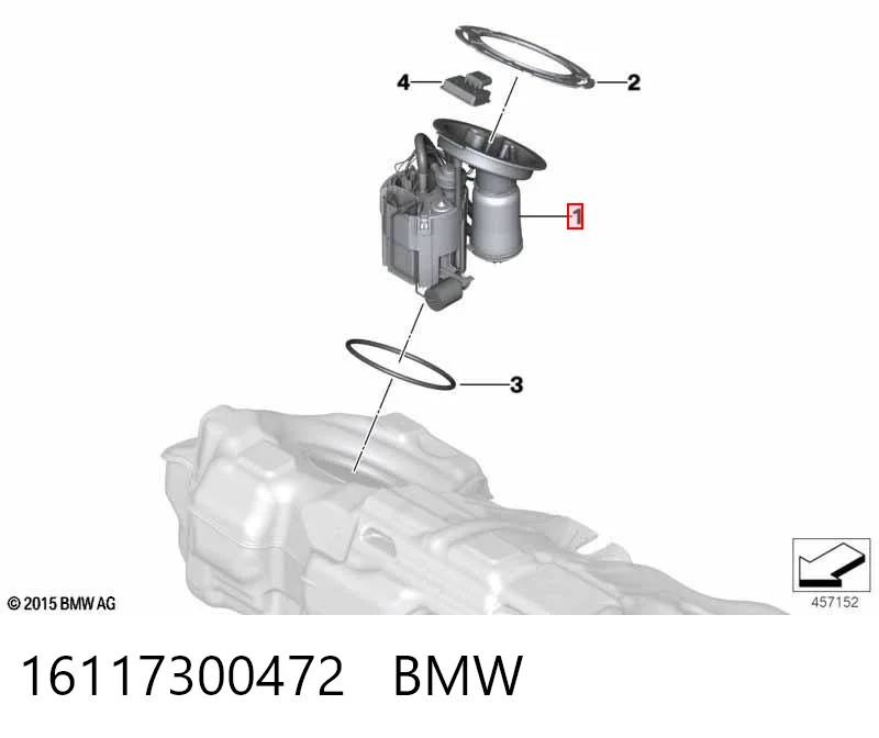 16117300472 BMW Электробензонасос