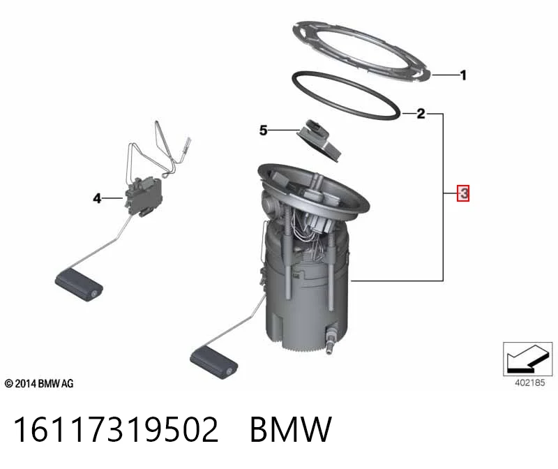 Бензонасос MAM00157 Magneti Marelli