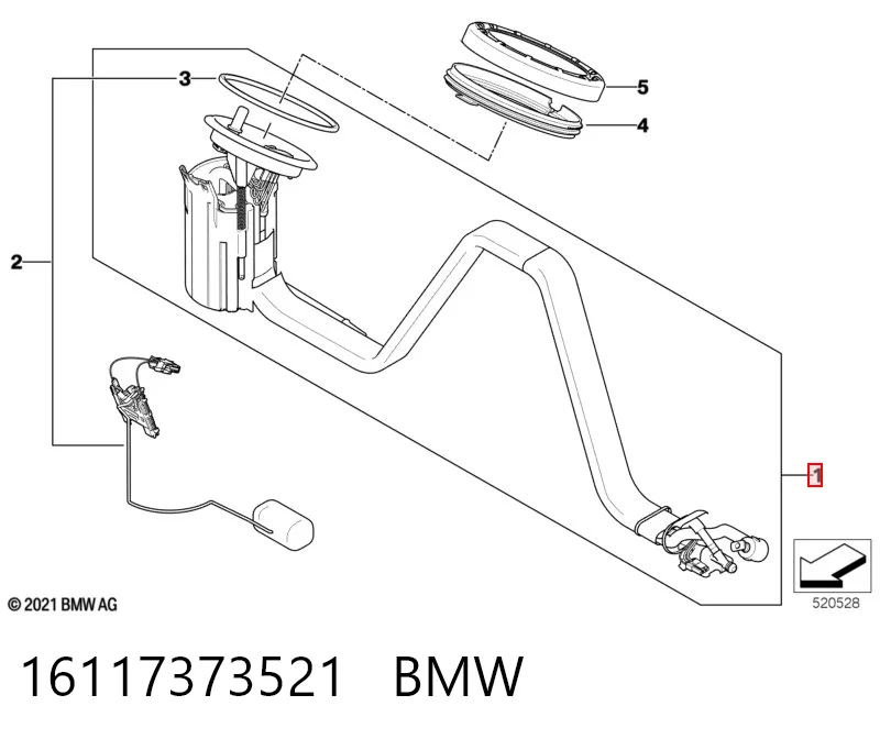 16117373521 BMW Электробензонасос